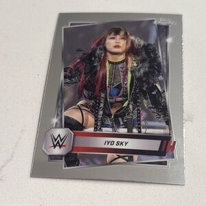IYO SKY. WWE Trading Card‎ with Silver Border